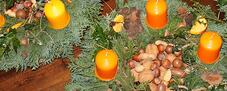 Adventskranz basteln